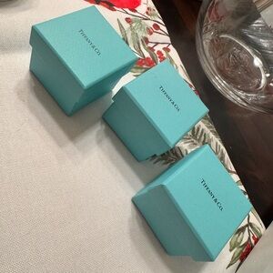 Tiffany & Co (set of 3) empty ring boxes